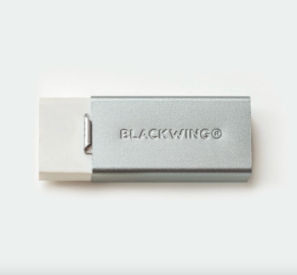 Blackwing Soft Handheld Eraser and Holder- Grey - Packed