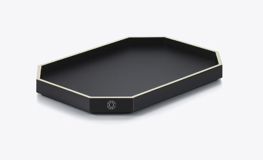Sm. Black Octogone Tray