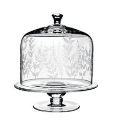 Fern Cake Stand + Dome Set