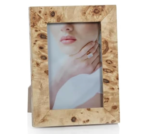 Burlwood Veneer 4x6 Frame