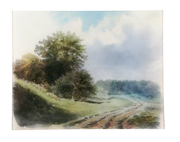 19c. French Watercolor #1 Tray