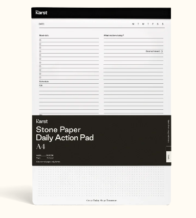 A4 Daily Action Pad