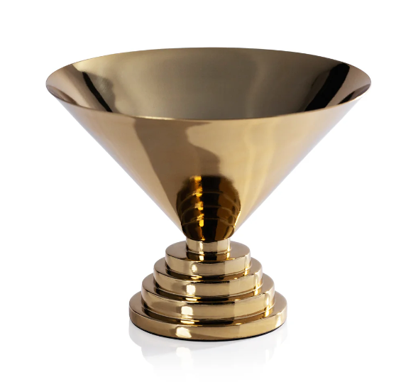 Gold Polished Condiment Bowl L