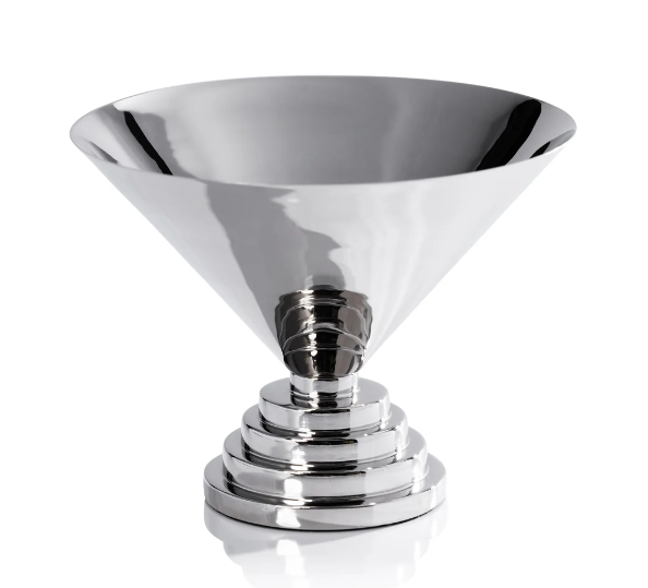 Nickel Polished Condiment Bowl L