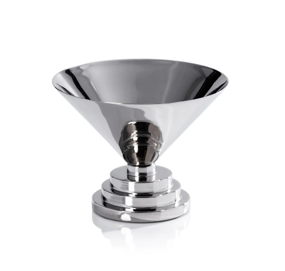Nickel Polished Condiment Bowl S