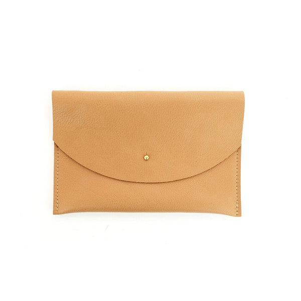 Envelope Pouch - Tan Leather
