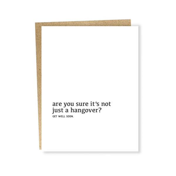Card - Well Wishes: Hangover