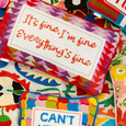 Everything's Fine Needlepoint Pillow