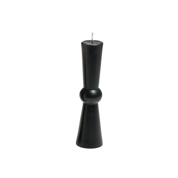 Josee Pillar Candle: Tall - Black