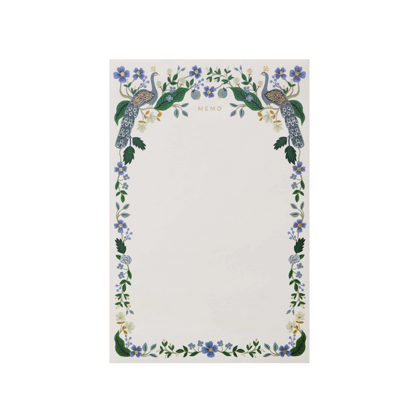 Peacock Memo Notepad