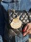 Seashell Bag Charm + Keychain | Baby Blue