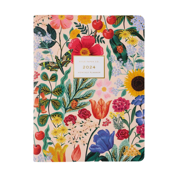 2024 12-Month Appointment Notebook - Blossom