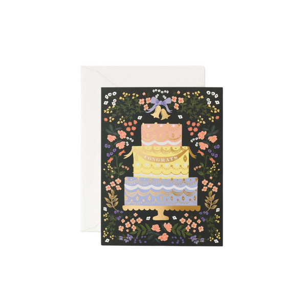 Woodland Wedding Cake Card