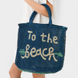 To The Beach Jute Bag