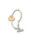 Seashell Bracelet Phone Chain: Blue