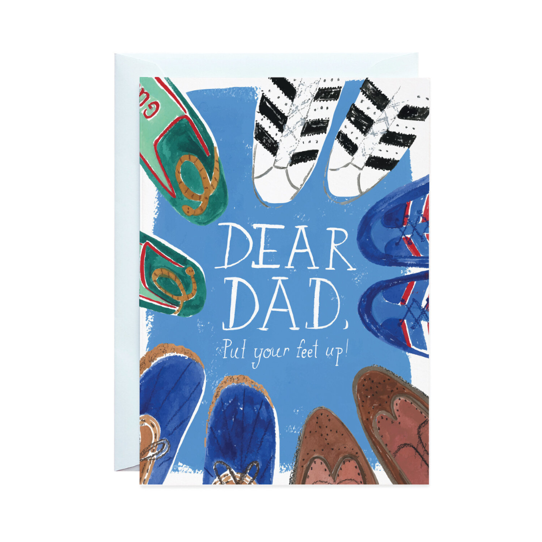 Put Your Feet Up , Dad Father's Day Card