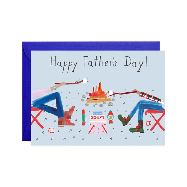 Fire Chat Father's Day Card