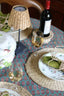 Scalloped Woven Wicker Shade
