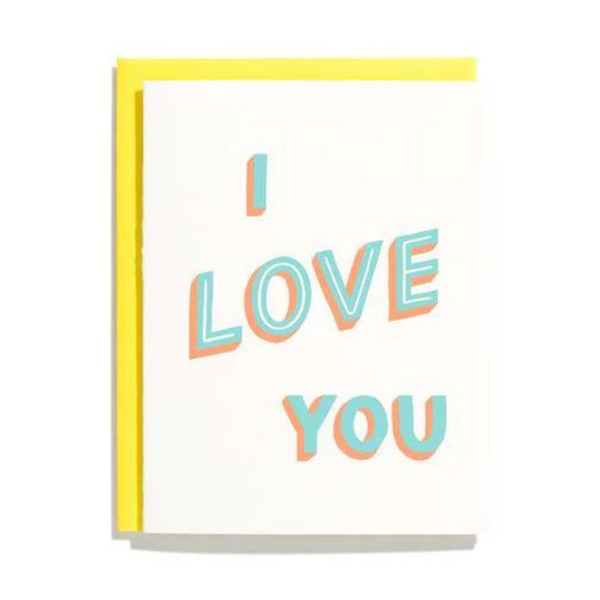 I Love You Card (Hand Lettered)