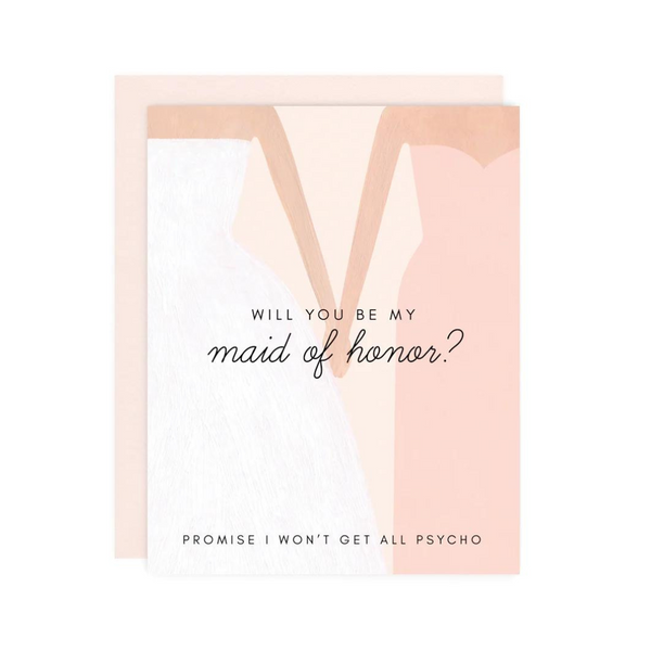 Be My Maid Of Honor Card