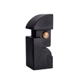 Cubisme Bookend #1 - Black and Gold