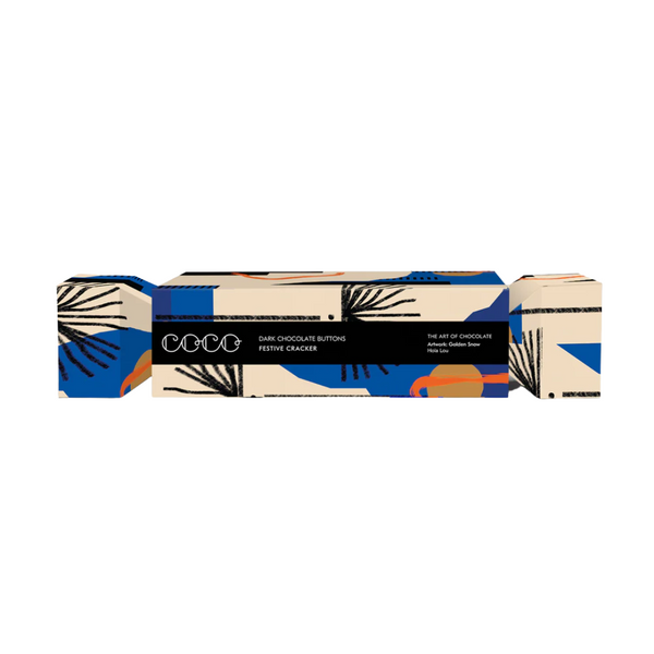 Festive Cracker Dark Chocolate Button