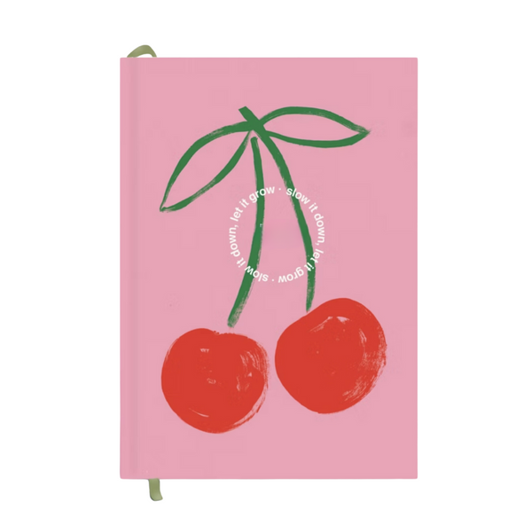 Fresh Cherries Lined Notebook