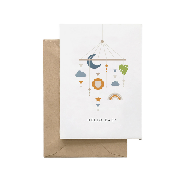Hello Baby - Mobile Card