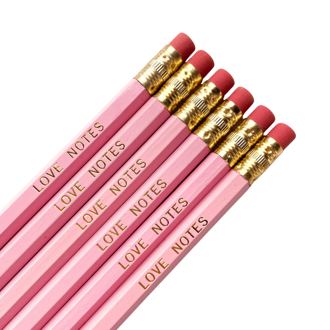 Love Notes Pencils | Set of 5