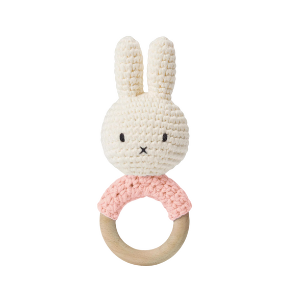 Miffy Baby Teether Pastel Pink