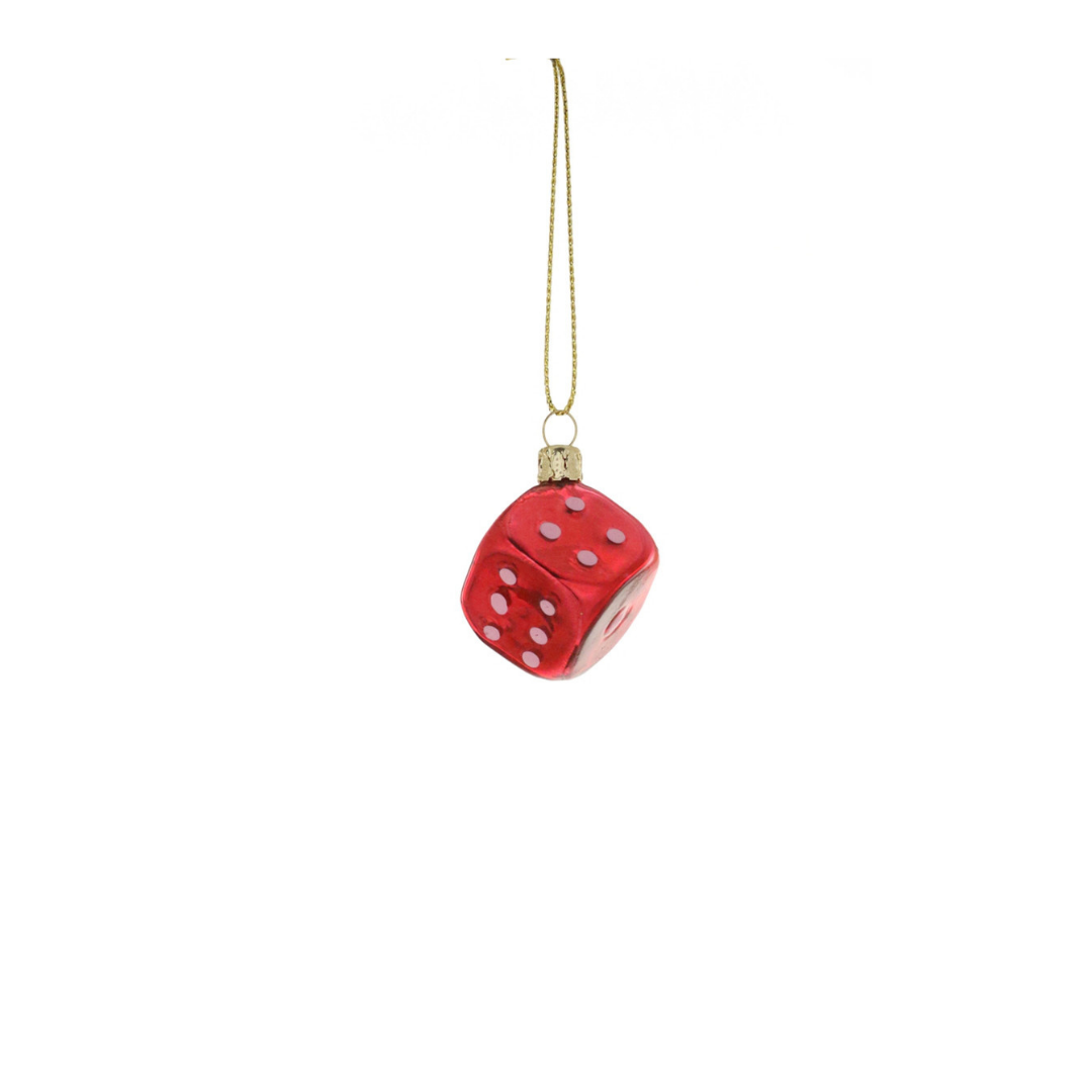 Pink Lucky Dice Ornament
