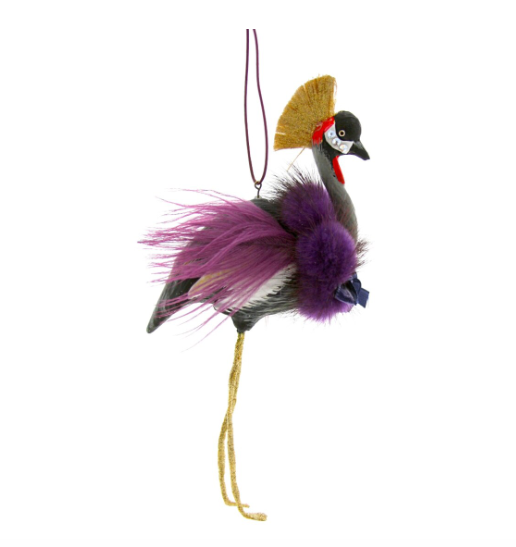 Crowned Crane Ornament