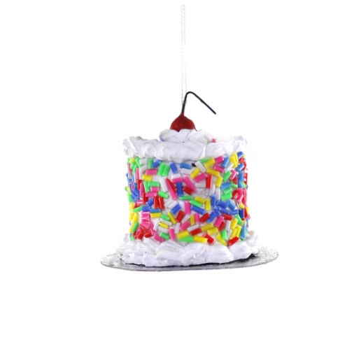 Tiny Cake Sprinkles Ornament