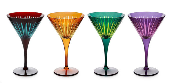 Martini Set of 4 Prism Glasses