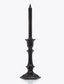 Black Harcourt Wax Candlestick
