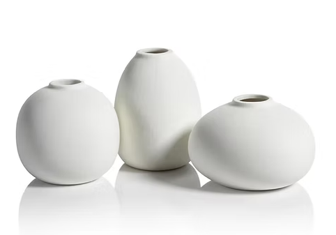 Tresco Bud Vase Matte White