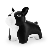 French Bulldog II Leather Bookend
