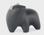 Black Bear Leather Paperweight