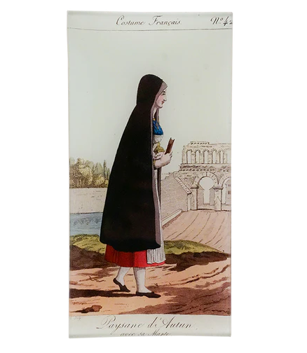 Hooded Woman Rect. Tray (Women's Work)