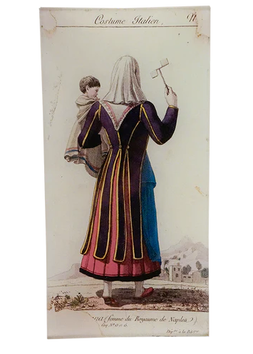Woman of Napler Rect. Tray (Women's Work)