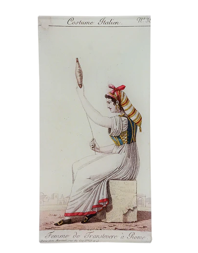 Woman of Transtevere Rect. Tray (Women's Work)