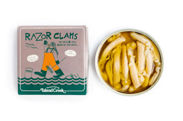 Razor Clams in Chili Garlic | Island Creek