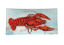 Painted Lobster 4x9" Tray