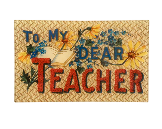 Dear Teacher 5x8" Tray