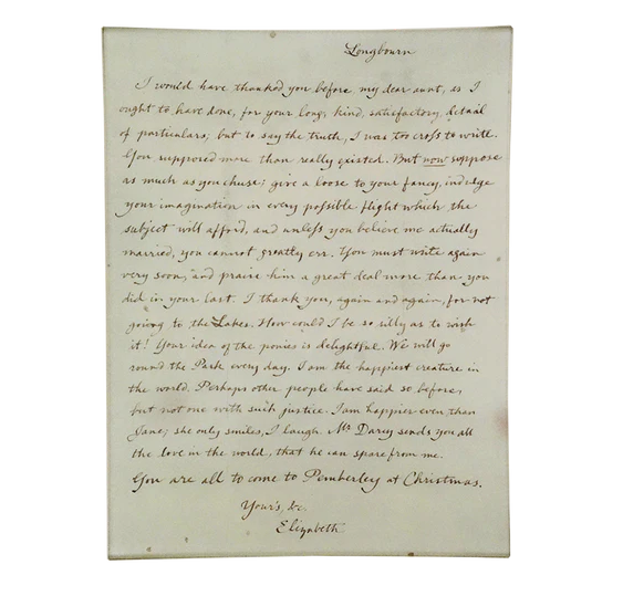 Elizabeth Bennet is Engaged 8x10.5" Tray