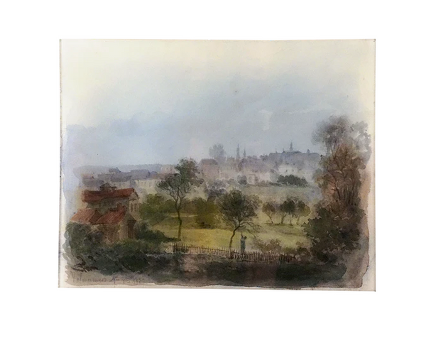 19c. French Watercolor #4 11x14" Tray