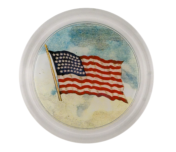 Flag with Sky 6" Coaster