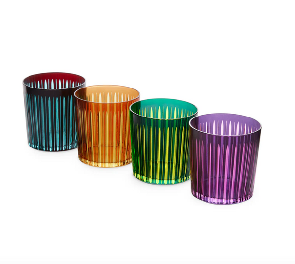 DOF Set of 4 Prism Assorted Glasses