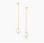 Isla Pearl Swing 14k Gold Plated Earrings
