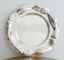 17" Silver Plated Melon Shaped Dish c.1950